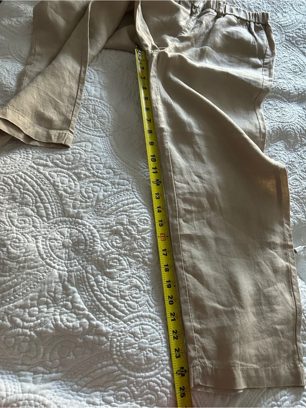 NWT Quince 100% European Linen Pants in Driftwood